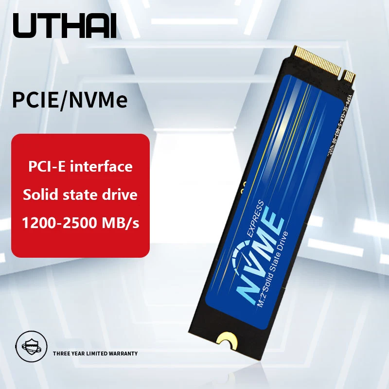 UTHAI M.2 محرك الحالة الصلبة M2 MVME محرك الحالة الصلبة SATA PCIE 128G 256G 512G معدل نقل البيانات 1200-2500 (ميجابايت/ثانية)