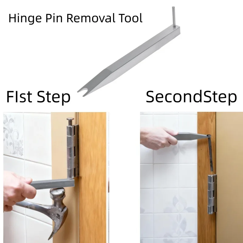 Door pin disassembly tool, door and window seam adjustment tool, installation tool, fireproof anti-theft door hinge adjustment