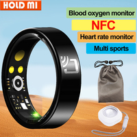 Smart Ring NFC Health Fitness Tracker Multi Sports Health Ring Sleep Track Heart Rate Blood Pressure Men Women Gifts VS R08 R02