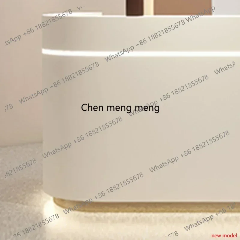 H178Italian Style Medical Dental Clinic Reception Desks Beauty Salon Designer Reception Desks Simplicity Furniture Receptionen F