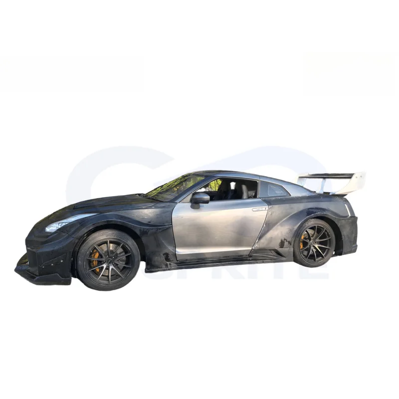 Ultimate LB V3 Style Wide Body Kit with Front Rear Bumper Side Skirts and Hood for Sports Coupe Off-Road