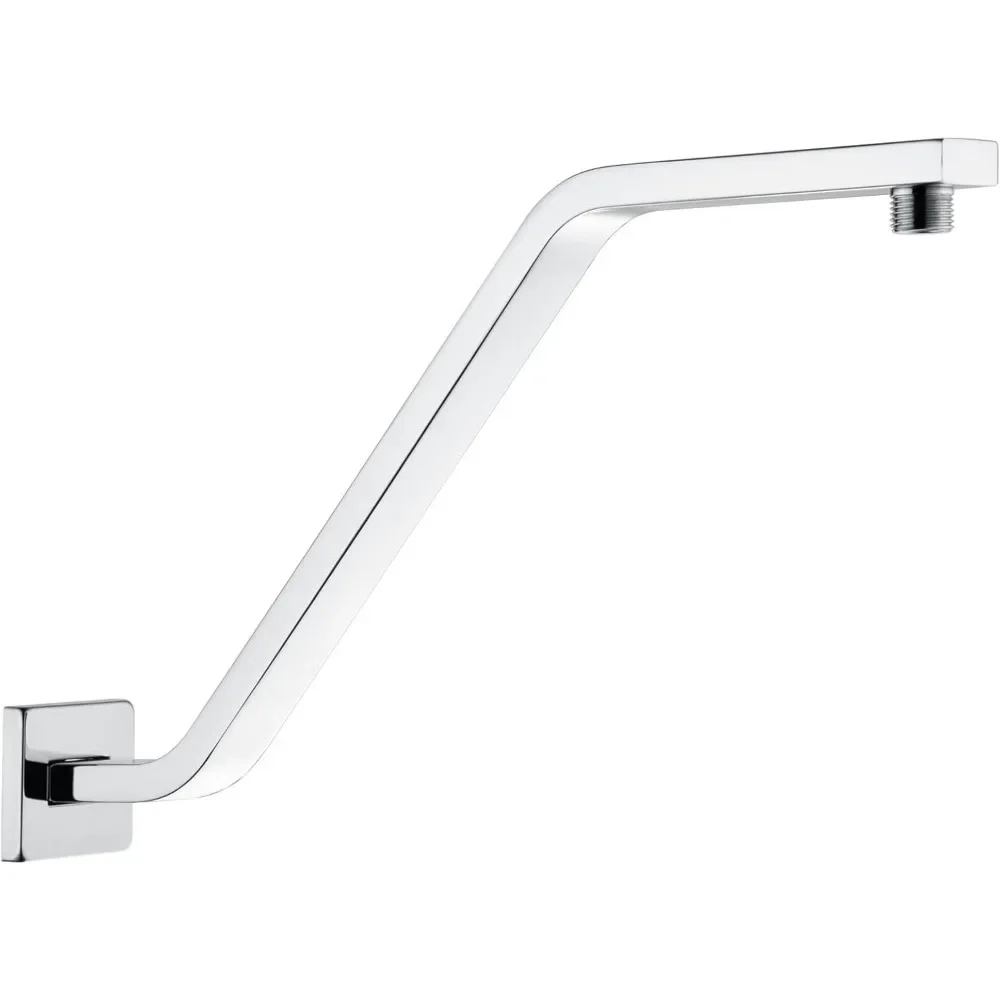 

Удлиненная 16,5-дюймовая S-образная удлинительная трубка для душевой лейки с высоким креплением, тип «гусиная шея», соединение 1/2 дюйма, белая отделка