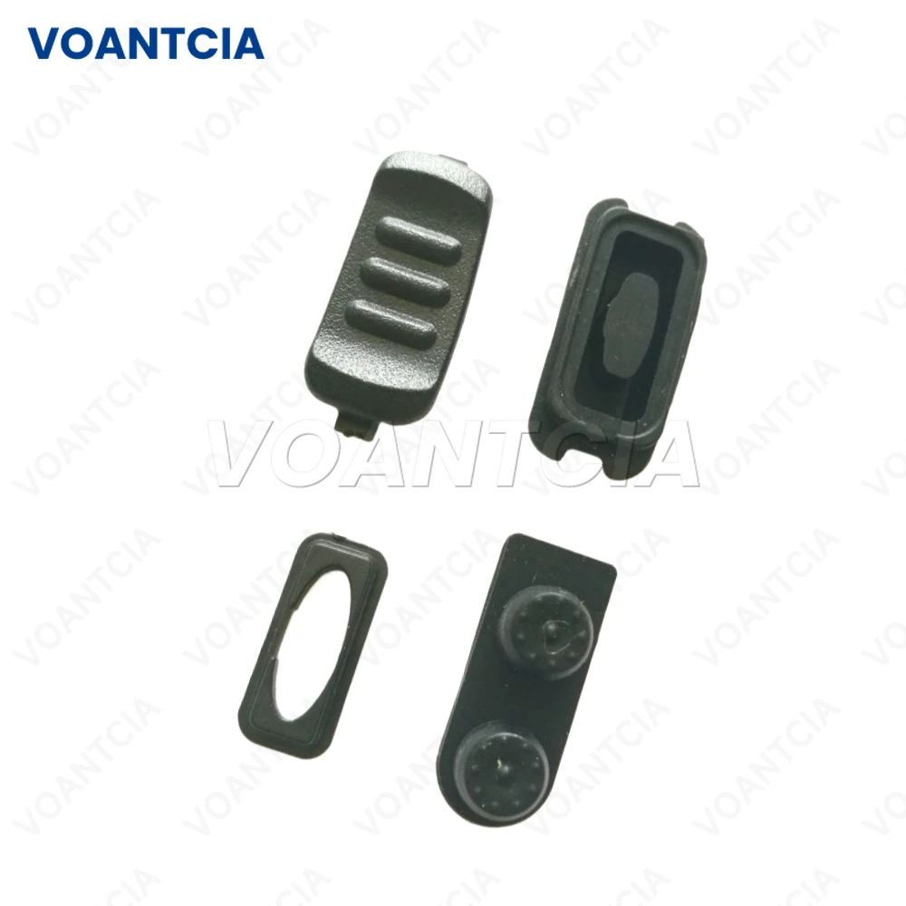 10sets PTT Rubber And Button For Vertex VX228 VX231 VX351 VX354 VX-228 VX-231 VX-351 VX-354 Accessories