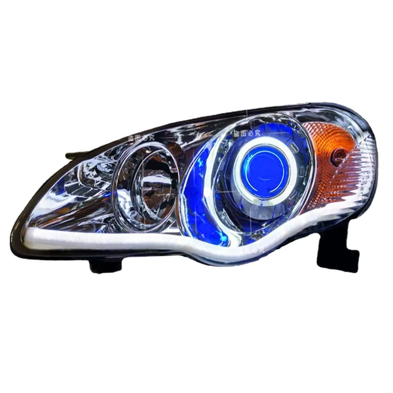 Per BYD F3 2005 2006 2007 2008 2009 2010 2011 2012 2013 gruppo luce per auto lampada allo xeno con lente a doppia luce a LED modificata