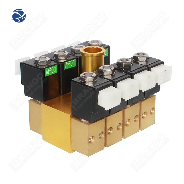 1/8'' 1/4'' Electric Brass Solenoid Valve For Digital Water Curtain Rain Wall Waterfall Fountain 12V 24V 36V DC 110V 220V AC