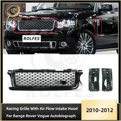 ROLFES Front Bumper Grille Air Flow Intake Hood Vents Cover For Land Rover Range Rover Vogue Autobiography 2010-2012