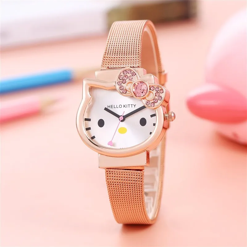 Cute Children HelloKittys WatchCartoon Watch Girl Quartz Watch Creative Birthday Gifts Manufacturers Wholesale Spot