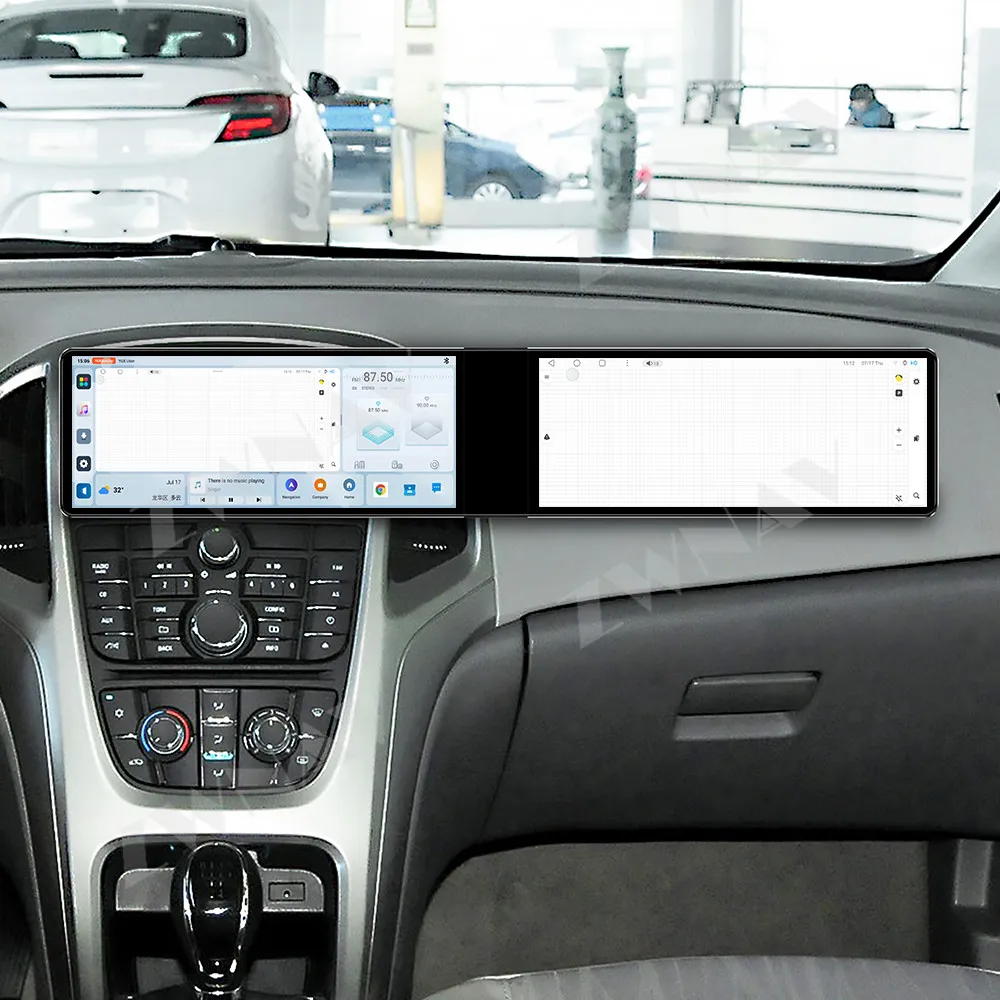 Tela sensível ao toque HD de 12,3 polegadas com Android 13 para Audi A6/S6/RS6 1997-2004, reprodutor multimídia GPS para carro, acessórios internos, G