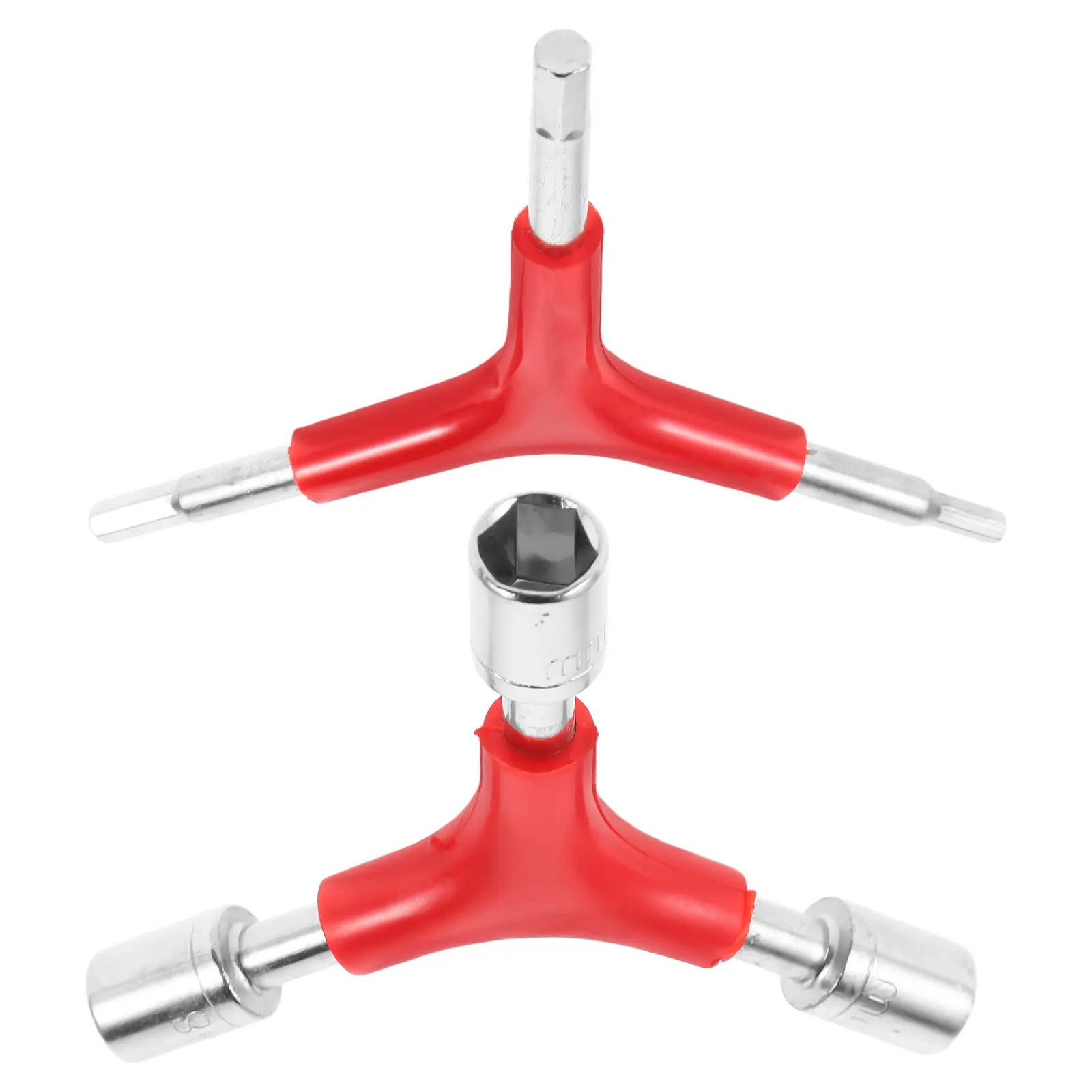 

Набор из 2 многофункциональных инструментов для ремонта: треугольный ключ и шестигранник для велосипеда