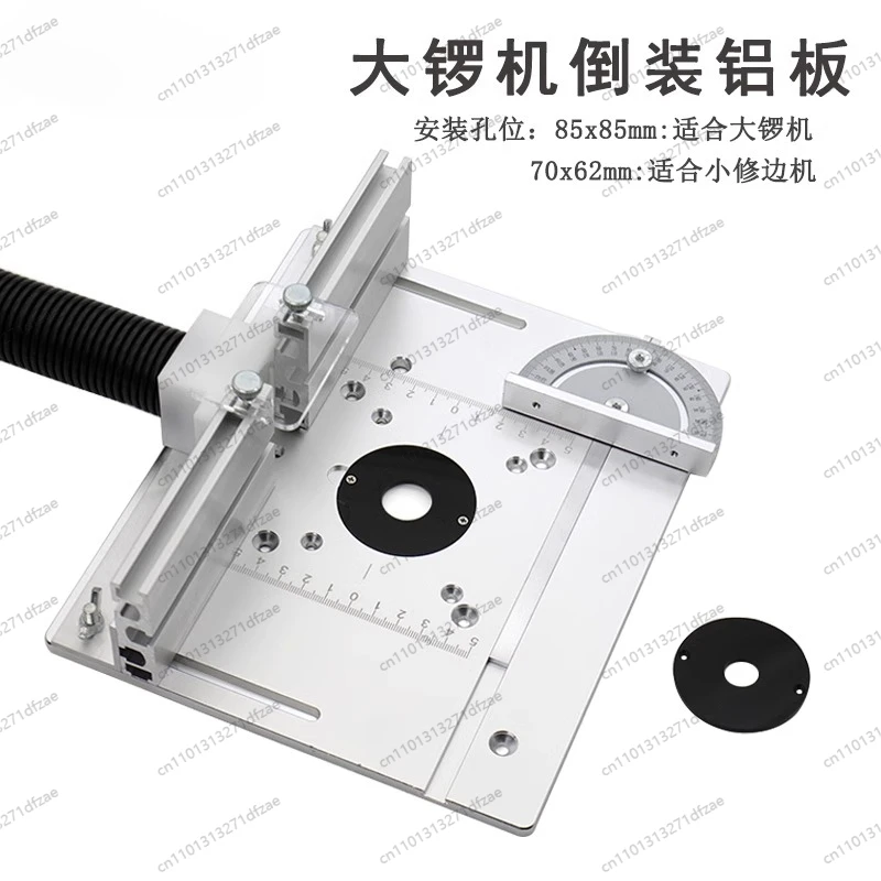 Banco da lavoro con pannello ribaltabile Macchina per incidere la lavorazione del legno Controsoffitto Smussato Taglio Pannello in alluminio scanalato