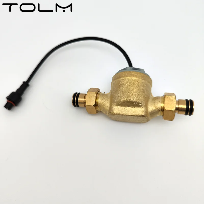 Imagem -03 - Tolm-gerador de Teste Hidráulico Pequeno 12v 10w Pipeline Micro Hidrogerador Motor de Torneira Novo 2023