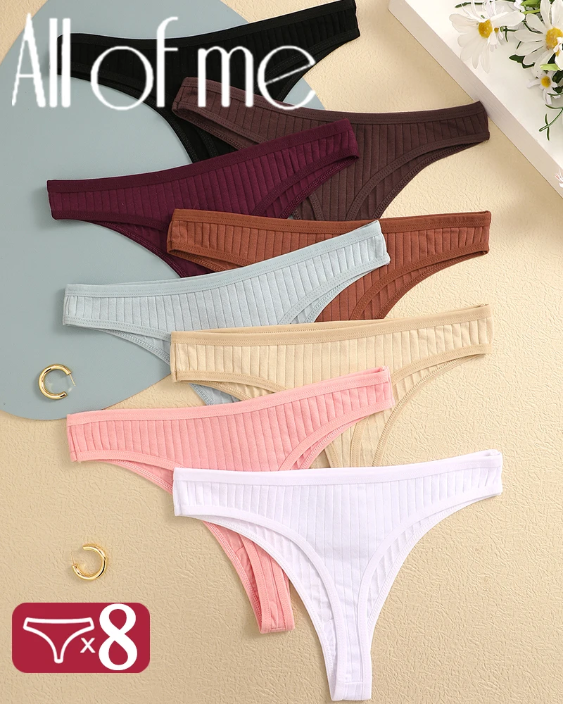 8 Teile/satz Sexy G-string Baumwolle Frauen Dessous Höschen Tanga Weibliche Unterwäsche Sexy Pantys Unterhose Mädchen Dessous Thongs 13 Farbe