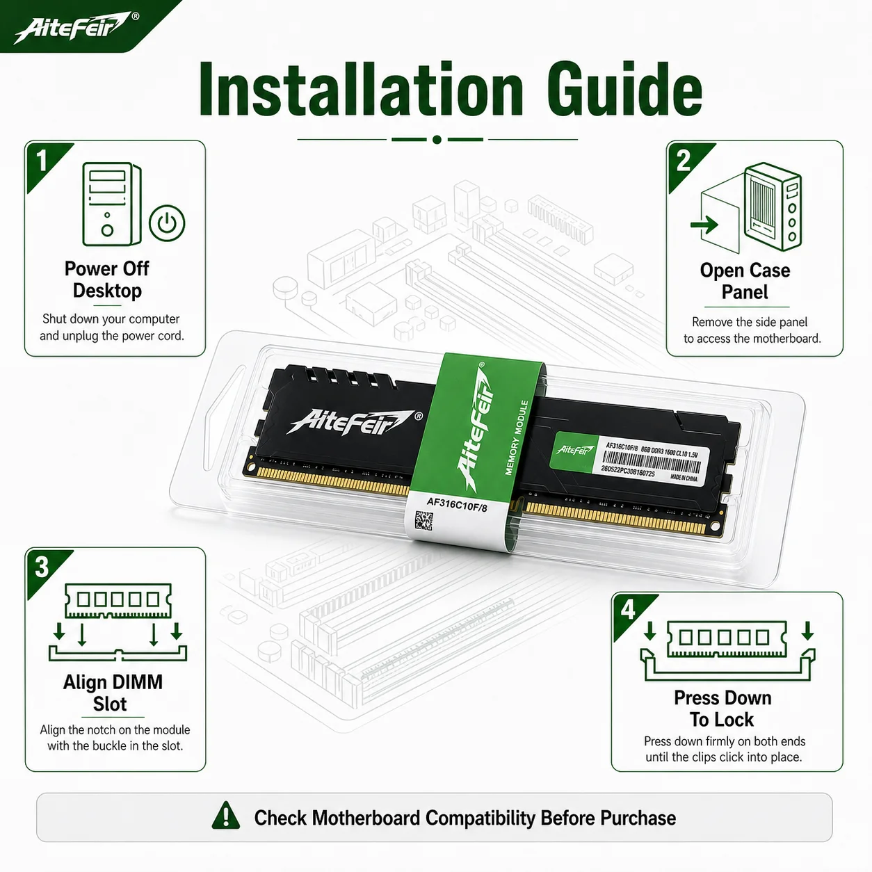 8GB DDR3 1600MHz RAM Desktop M - Memory Ram Upgrade review and price