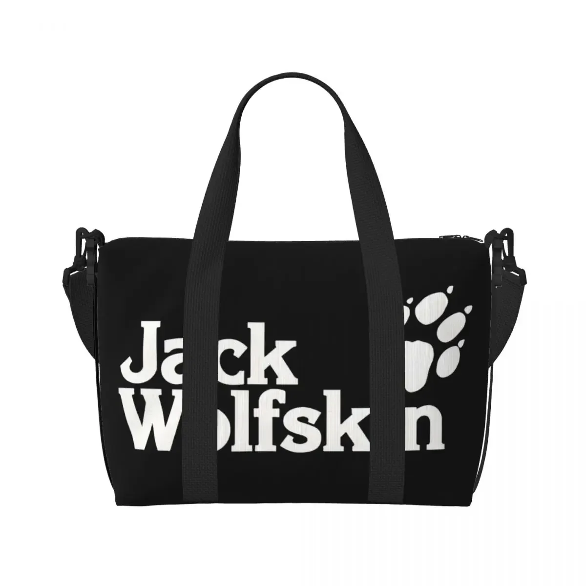 Изготовленная на заказ модная брендовая сумка-тоут с логотипом Jack Wolfskin, женская большая вместительная спортивная пляжная дорожная сумка на плечо