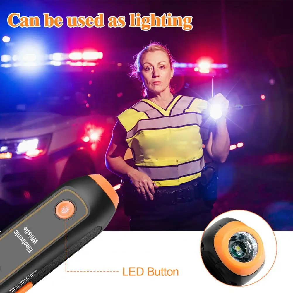 

Safety Whistle Useful with LED Light Lightweight Camping Hiking Survival Electronic Whistle Tool Camping Supplies