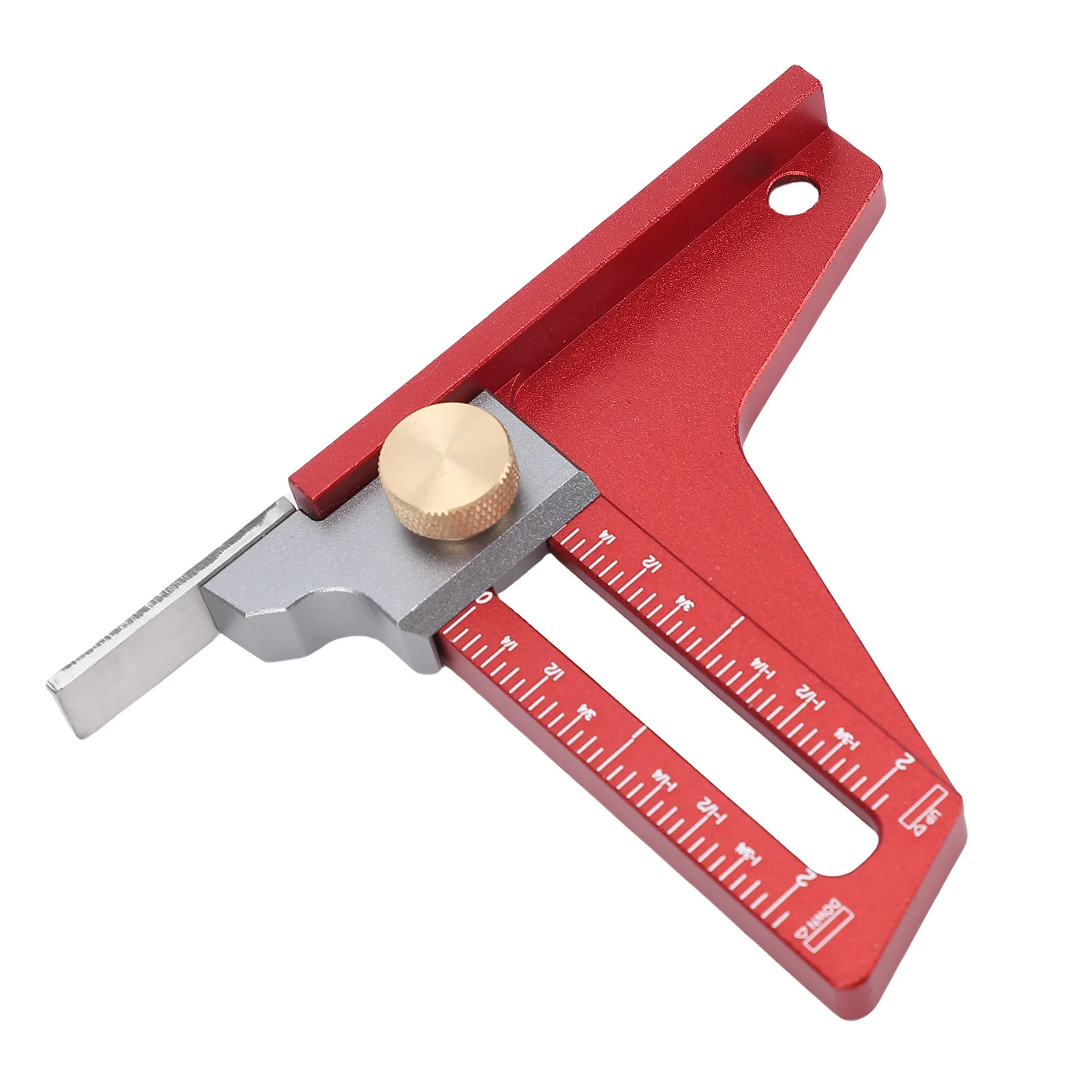 Table Saw Height Measuring Ruler Table Saw Height Gage Inch Measuring Ruler Home Woodworking Height Measurement Tool with Magnet