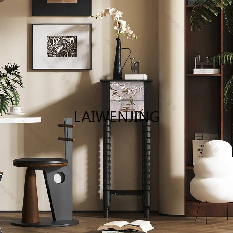 

SGF balcony solid wood drawer rack indoor flower multi-layer table