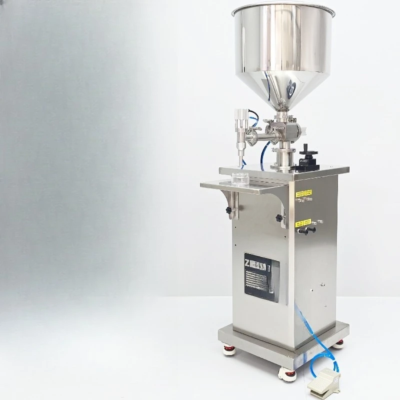 

Semi-automatic paste liquid quantitative filling machine, vertical honey sauce canning machine, small viscous material