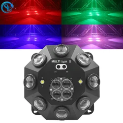 New RGBW Bee Eye 5 In1 Led Laser Beam Spider Disco Moving Head Light By DMX Control for Party Bar KTV Dance Halls