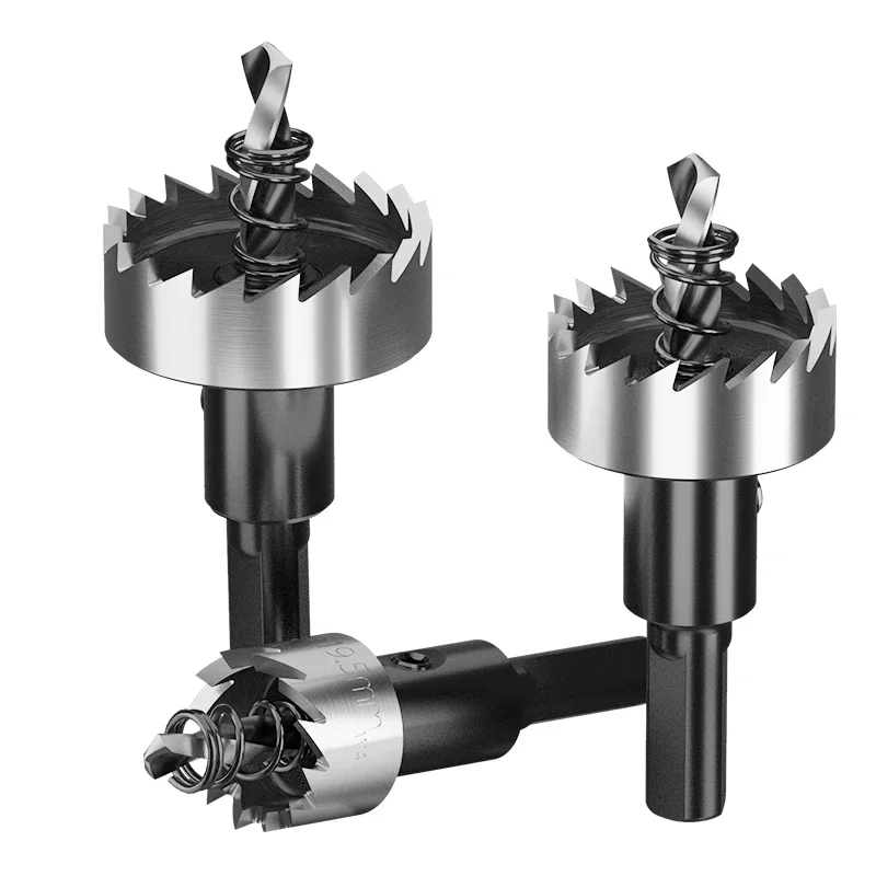 

Hole Saw Drill Bit 12mm to 80mm Drilling Crown For Stainless Steel TCT Hole Saw Set Drill Bits For Metal Alloy Iron