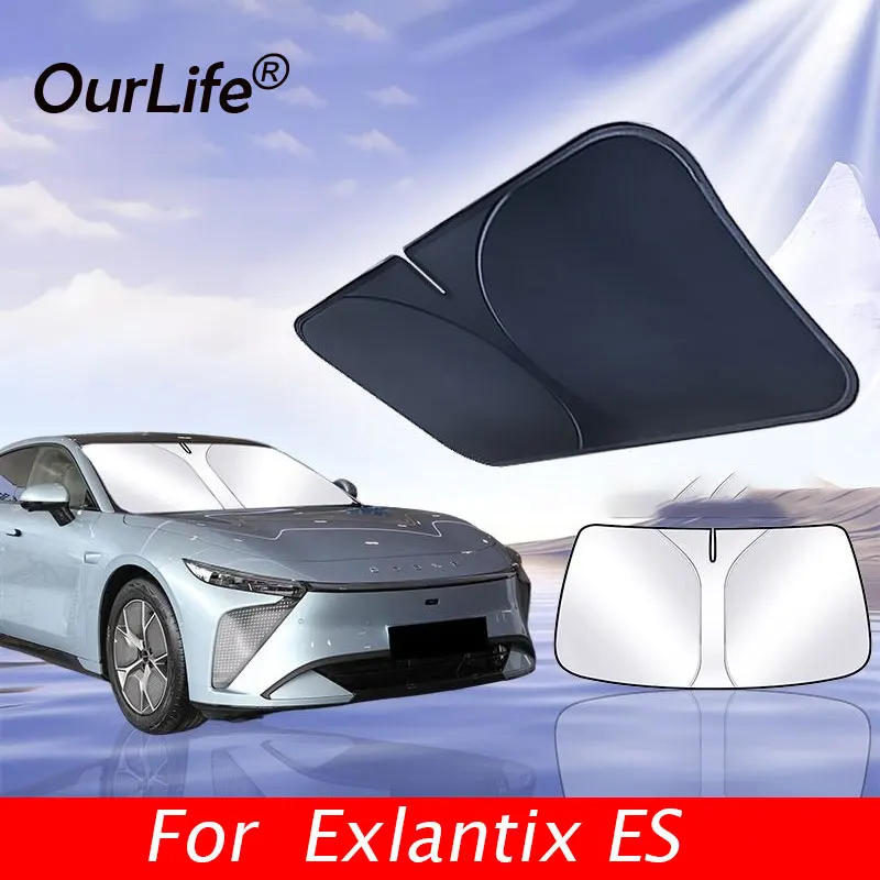 Parasol para Parabrisas Delantero de Coche EXEED EXLANTIX ES 2026 2025, Protección Solar UV, Aislamiento Térmico para Verano