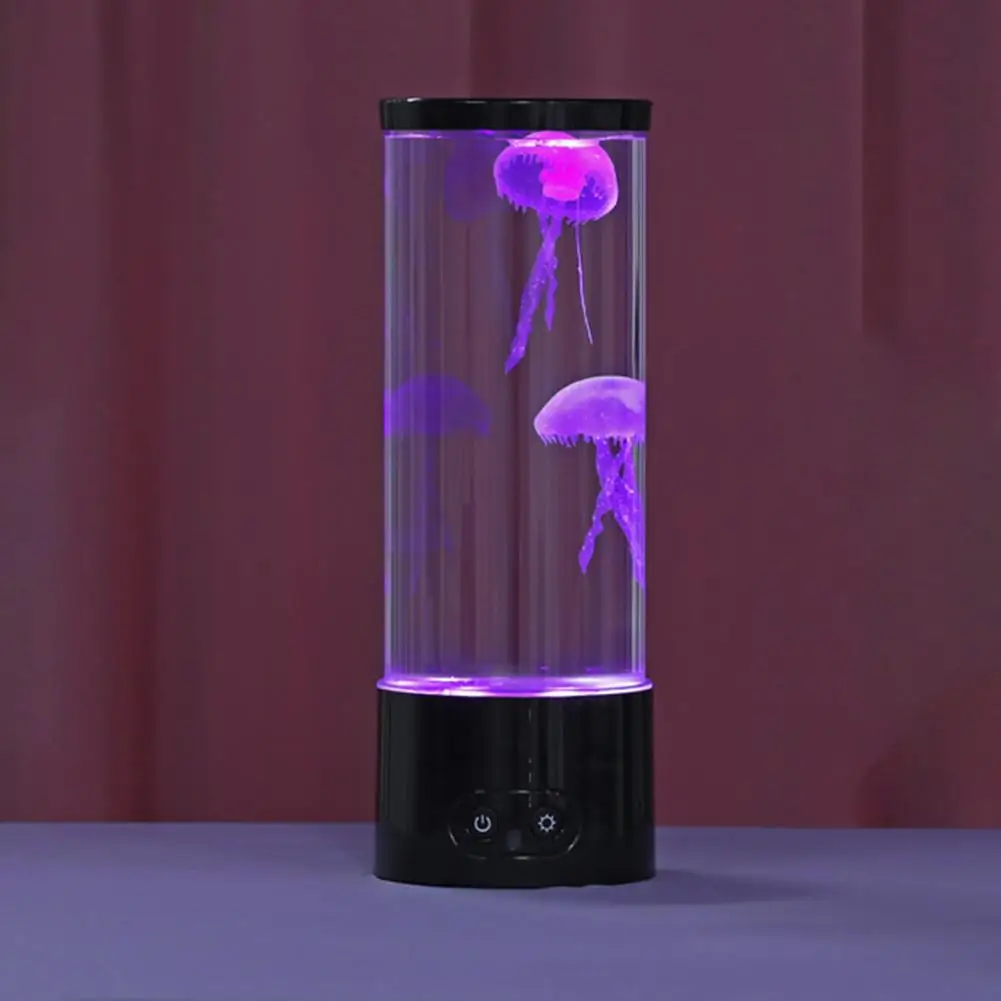 Creative Jellyfish Light Led Aquarium Night Light 17 color Lighting Remote Control Fantasy Bedside Lamps Christmas Gift