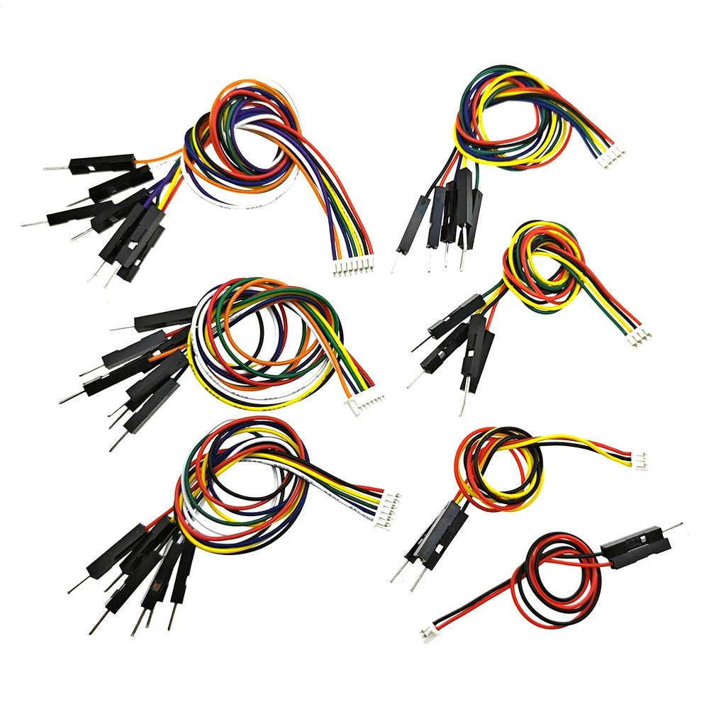 10 Stuks Sh/jst/zh/ph/xh 1.0mm 1.25mm 2.0mm 2.54mm Vrouwelijke Stekker Naar Lijn/draad 1p Kabel 2/3/45/6pin