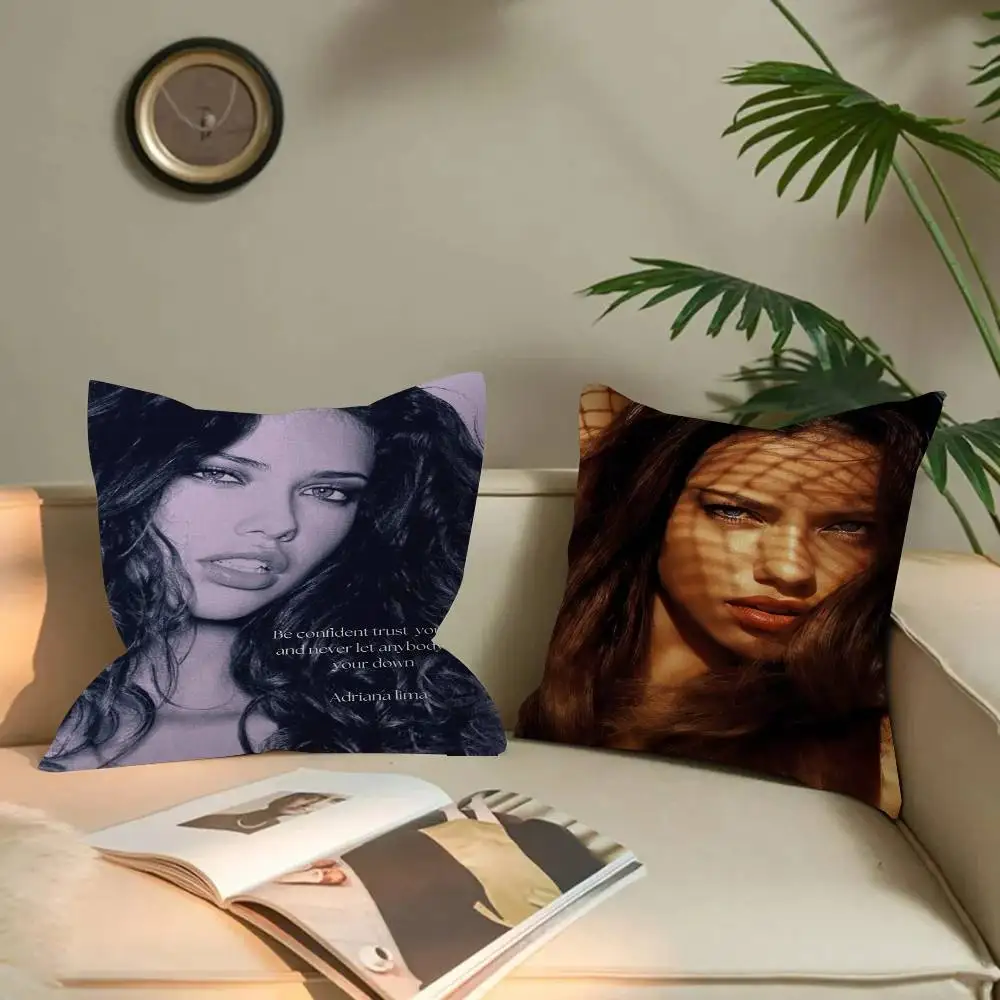 Supermodels Adriana Secret Lima pillow cover sofa cushion cover home room decoration children gift