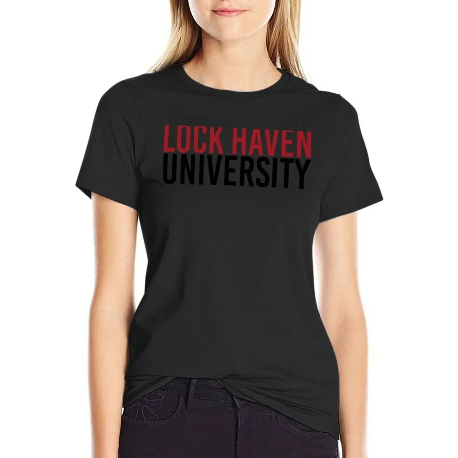 

Lock Haven T-Shirt customs design your own anime summer tops funny Woman fashion
