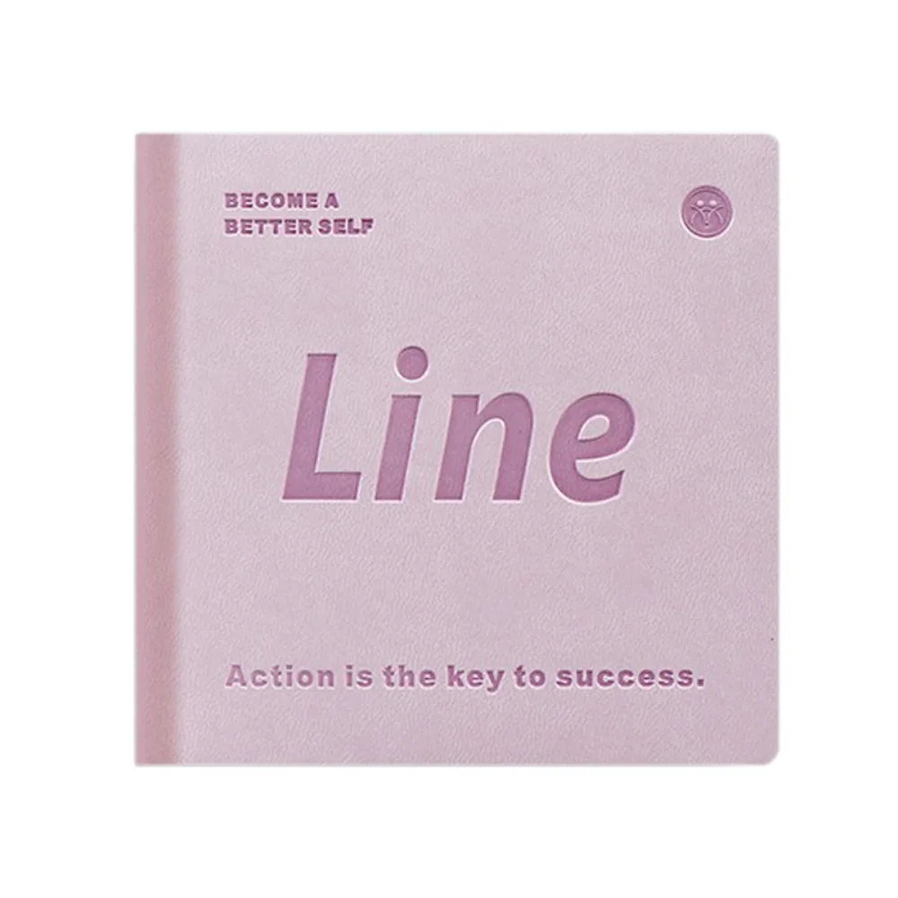 

Time Management Daily Planner Leather Cover Inner Horizontal Line To Do List Notebook 100 Sheets Portable Note-Taking