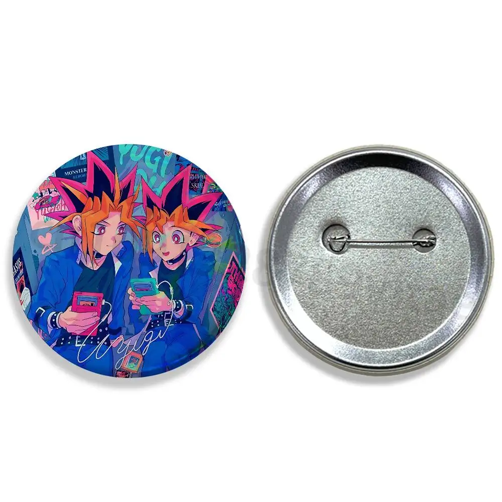Yu-Gi-Oh Anime 25mm 75mm 44mm 58mm 32m Coin Badges Personalized Handmade Round Brooches Pins Accessory