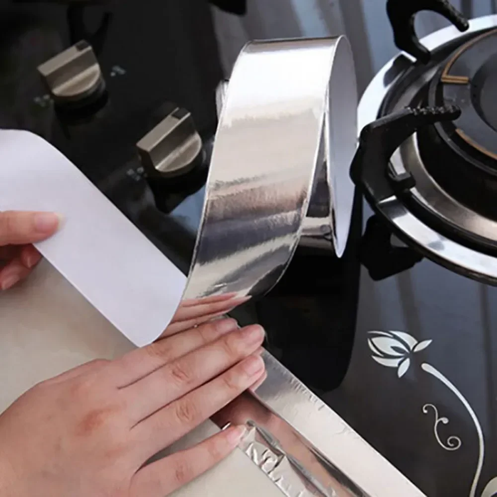 Aluminium Foil Adhesive Sealing Tape Thermal Resist Duct Repairs Adhesive Tapes with High Temperature Resistance 5cmx17m