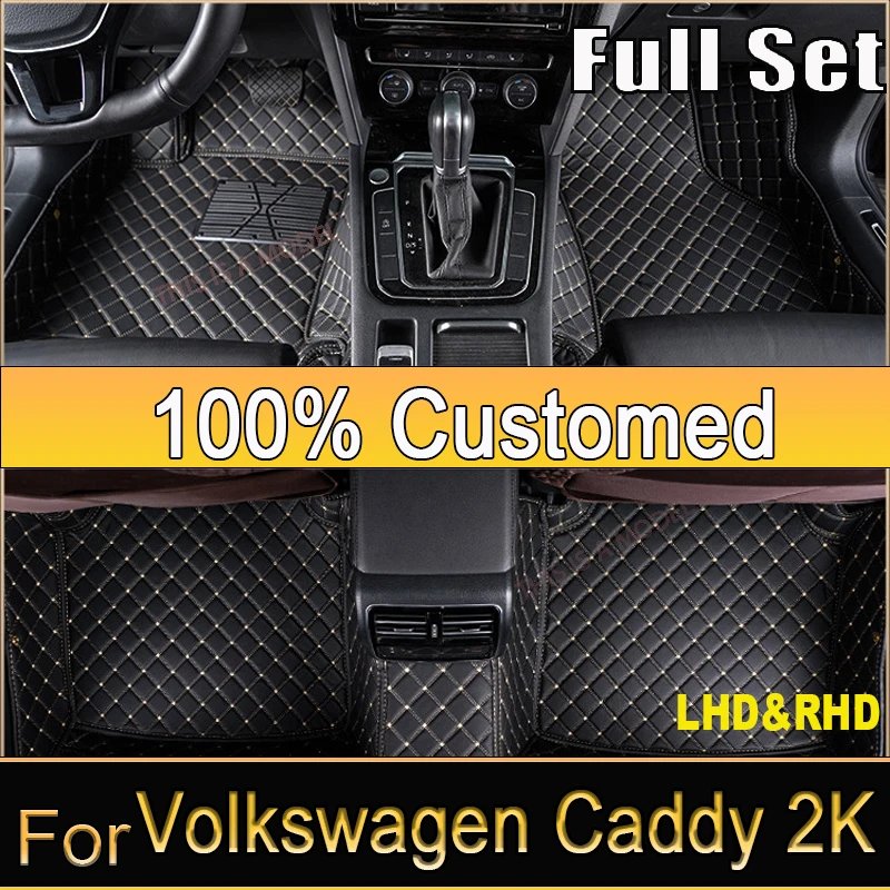 

Car Mats For VW Volkswagen Caddy 2K 2015~2019 Waterproof Accesorios Para Auto Car Floor Mats Tapetes Para Carro Car Accessories