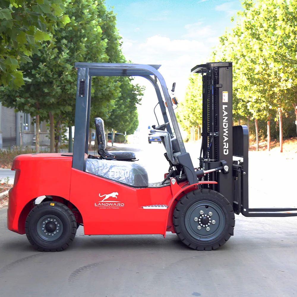 Wózek widłowy hydrauliczny do silnika Diesla 3 tony 5 ton CE/EPA z pozycjonerem widelców i przesuwnikiem bocznym, wózek magazynowy, możliwość dostosowania