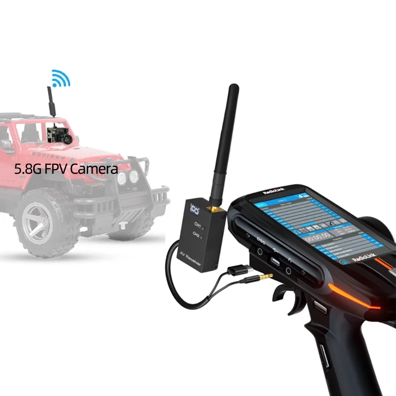 Radiolink EWRF 708R 5.8G 48CH Wireless Audio/Video FPV Receiver Module for RC8X Transmitter