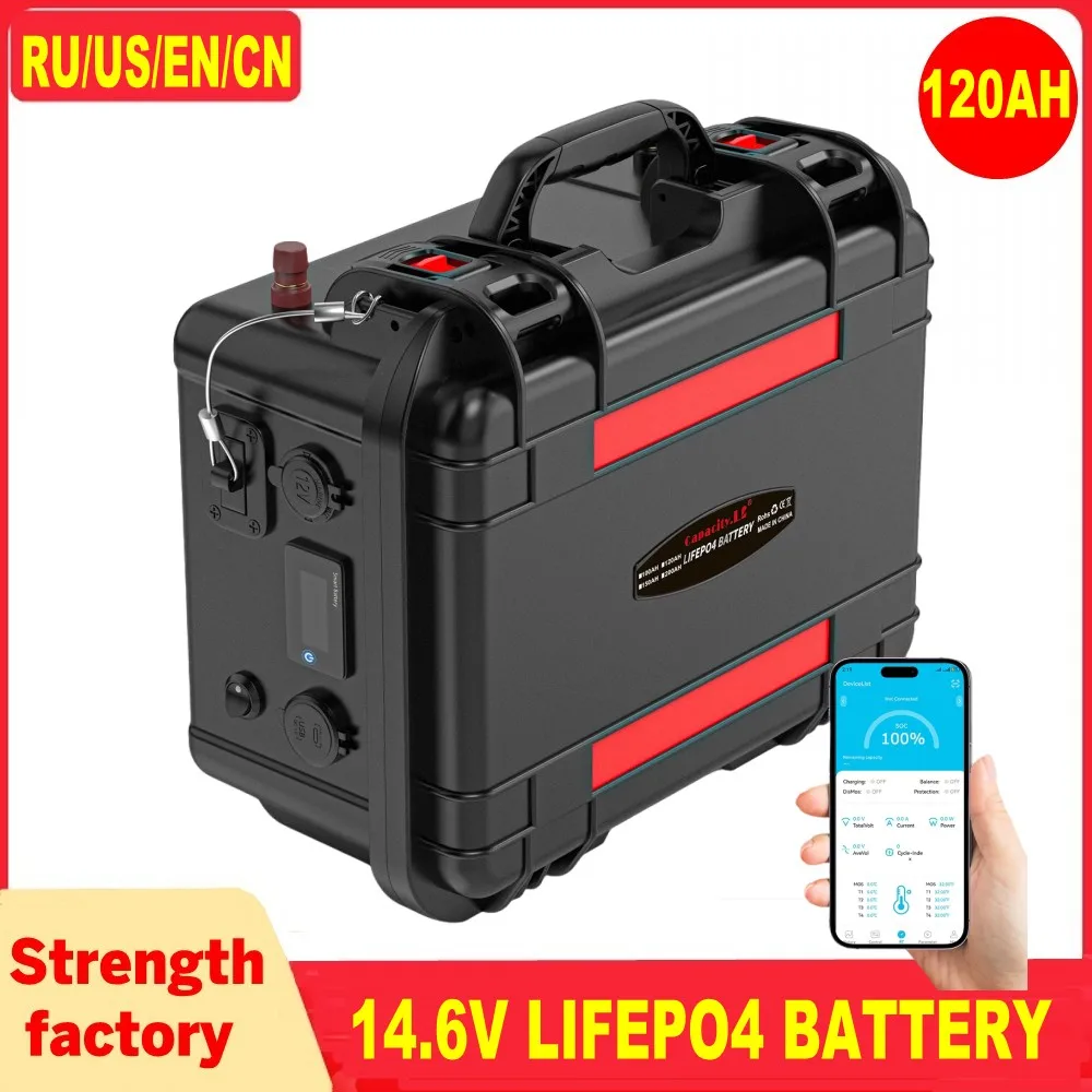 12v 100ah Lifepo4 battery 120ah  Rechargeable Battery 200AH Battery Pack 300ah For RV Motor Outdoor Camping Part Solar Inverter