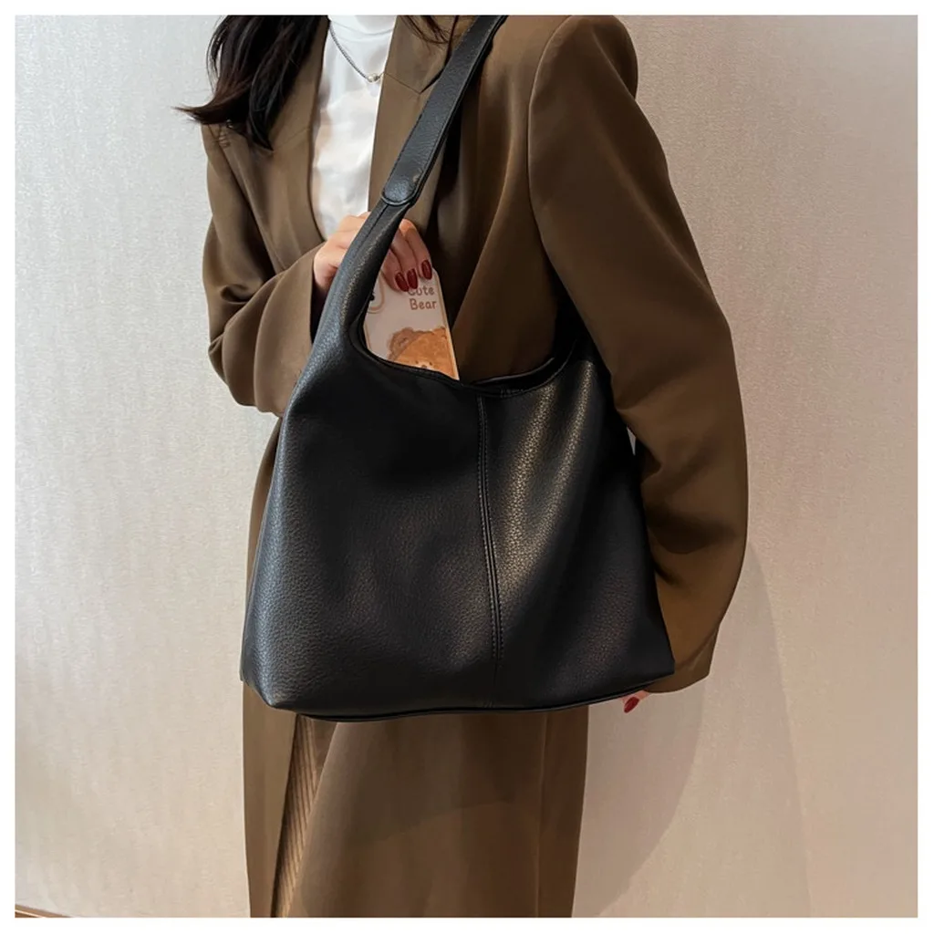 Large Capacity Handbag Large Capacity Hand Carry Bag Women'S Tote Bag Premium Women'S Bucket Tote Bag For Women Daily Dating