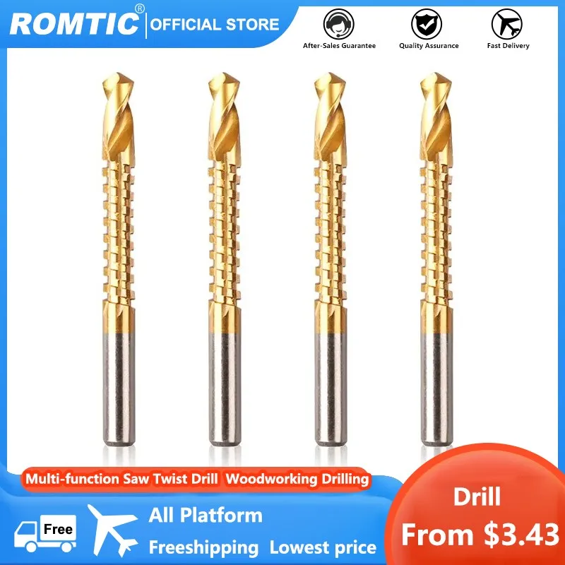 ROMTIC-Woodworking Saw Twist Drill, Ferramentas de Sawtooth Grooving Elétrico, Big Hole Drilling Hand, Multi-função, Mão