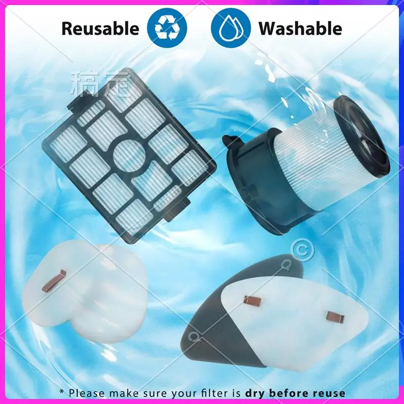 AU-Replacement For Shark IP3251, IP3251C, Auto-Empty Dock Hepa Filter + Pre-Motor Filter Assembly & Handheld Vacuum Post