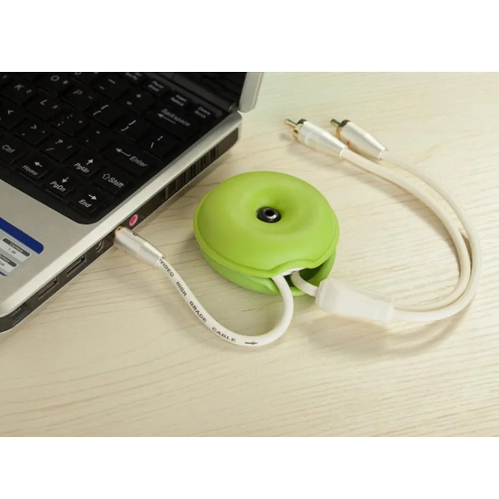 3Pcs Turtle Wire Organizer Compact Cable Storage Box Portable Headphone Holder Earbuds Keeper for Briefcase Suitcase Pocket