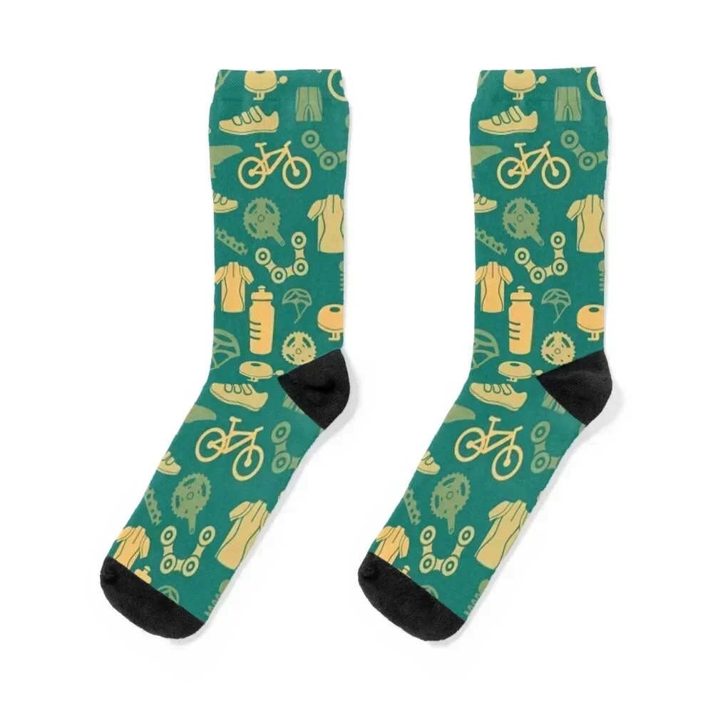 

Bicycle Pattern 458 Socks designer brand aesthetic Climbing winter Men Socks Women's