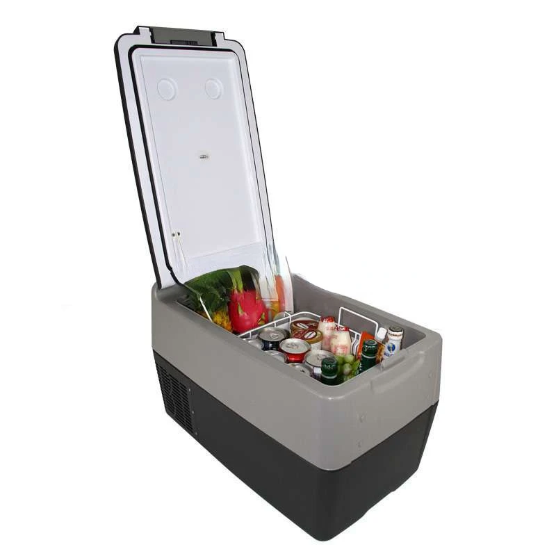 

IS-Y30 High-Capacity Mini Car Refrigerator 12V24V Compressor Refrigeration With Pull Rod