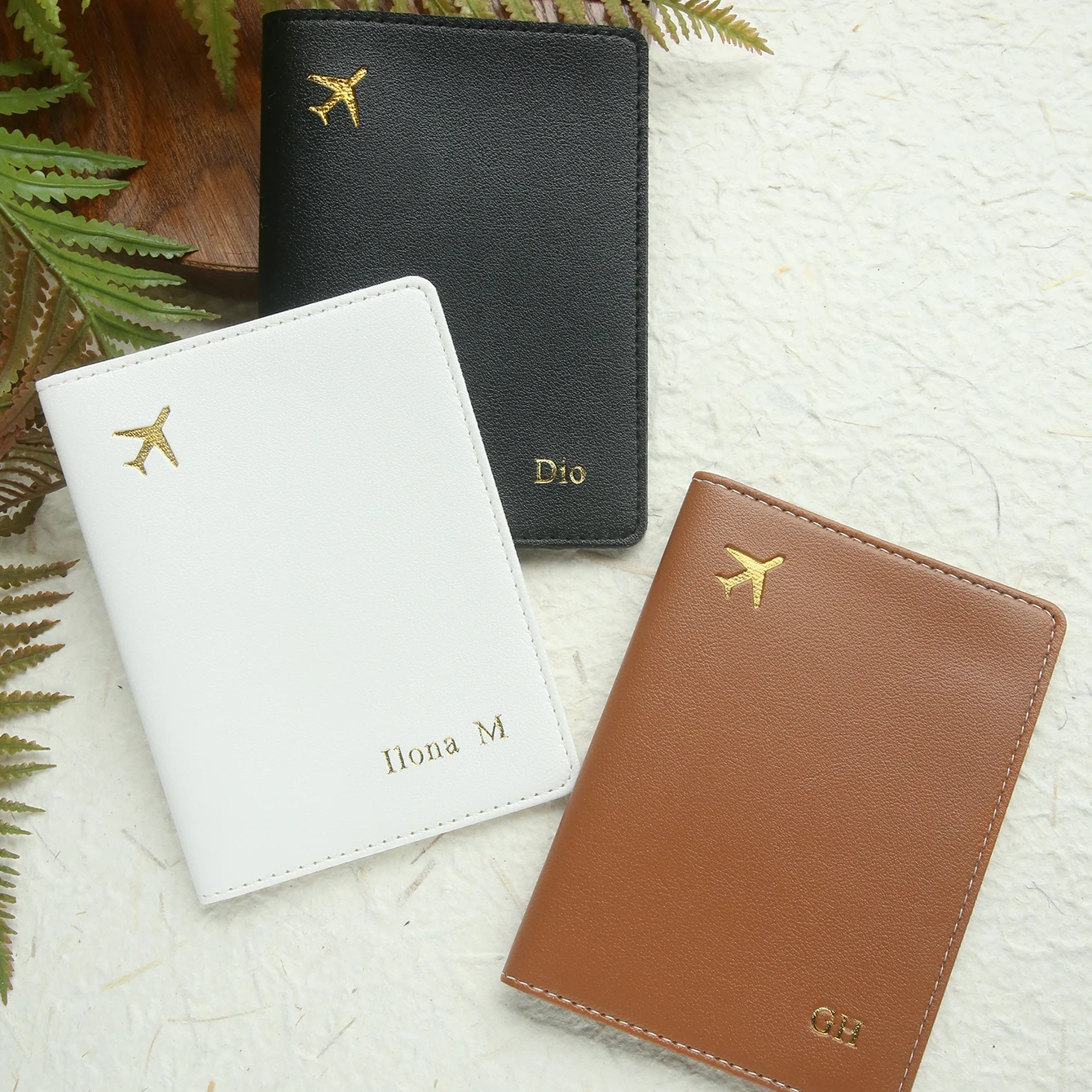 Custom Engraved Passport Holder Personalized Name Passport Cover Stylish Travel Accessory & Perfect Gift for Travel Lovers