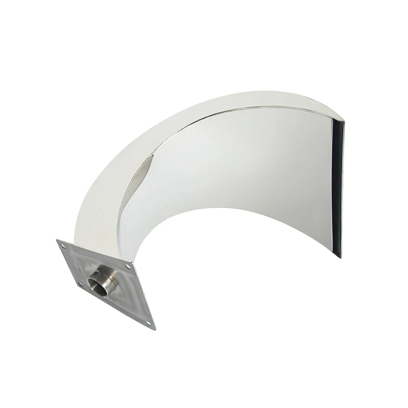 304 الفولاذ المقاوم للصدأ داخلي حمام سباحة اصطناعي ستارة مياه البستنة في الهواء الطلق جدار نافورة سبا شلال الزينة #4