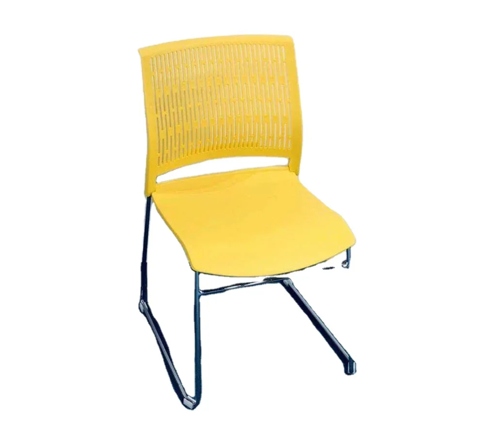 

Plastic, 12mm thickness, Solid steel plating, Stackable office modern chair