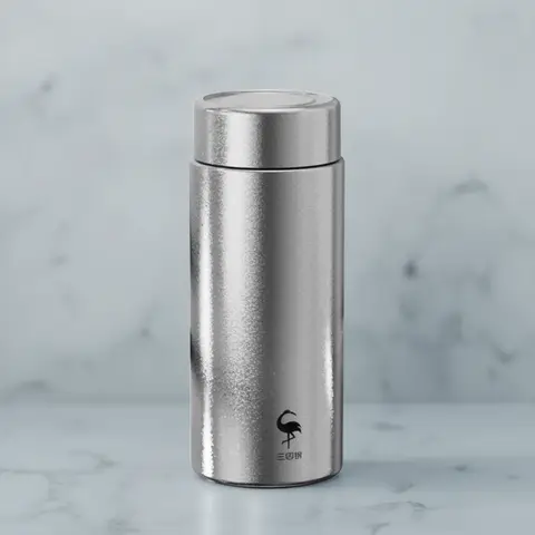 1200ml(40oz) 핸들 텀블러 - 진공 절연 스테인리스 스틸 자동차 여행용 머그잔 H2.0 흐름 상태 11_하트알리 99.981% 순수 티타늄 LFGB 인증 보온병 200ml 울트라 미니 물병 선물 레이디 걸스를위한 무중력 커피 컵 제공