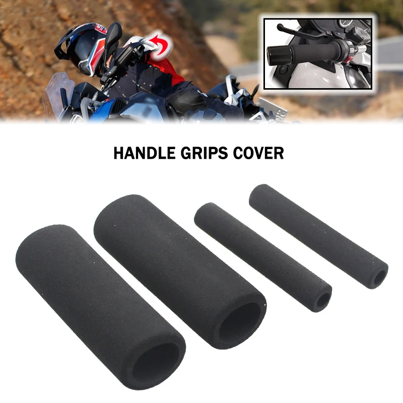 Motorcycle Handlebar Cover Slip-on Anti Vibration Comfort Handlebar Grip Sleeve Foam Anti-slip Moto Handle Levers Grips