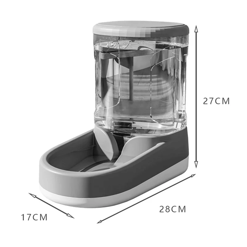 ABRB-Comedero para perros y gatos, fuente automática, cuenco de alimentación de agua potable