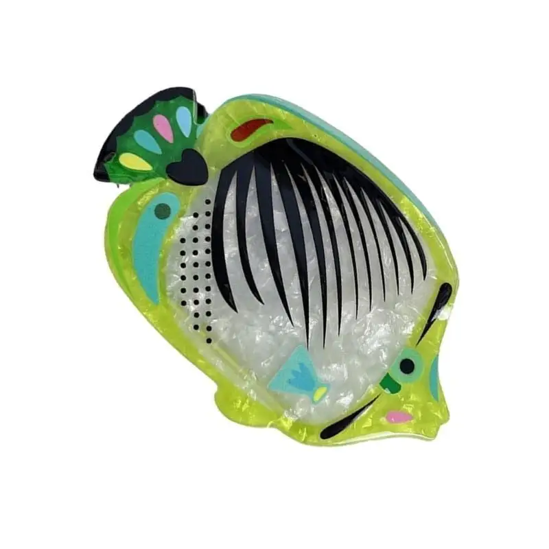 39BD Hair Clip for Women Princess Barrettes Beach Whale Elegant Hair Claw Clip