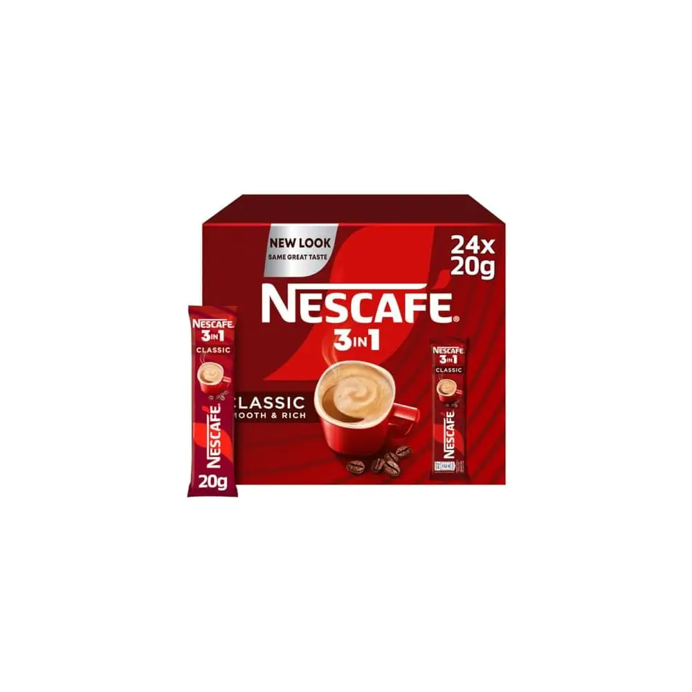 نستله نسكافيه 3 في 1 كوبي كلاسيك قهوة، 20 جرام